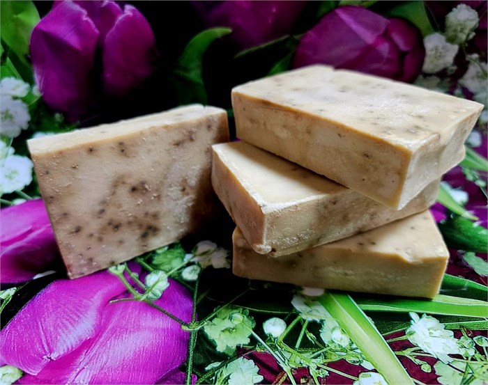 Сухое лечебное мыло со жмыхом и маслом черного тмина Tartous "Город Тартус", 100 гр 3010