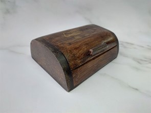 Винтажная шкатулка-сундучок из дерева для хранения древесного бахура