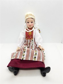 Народная кукла фарфор №3