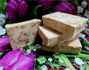 Сухое лечебное мыло со жмыхом и маслом черного тмина Tartous 