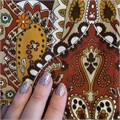 Ткань шифон с восточным рисунком, 150х220 см 7572