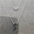 Колье Z двойное (серебро) 7587