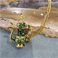 Подвеска на цепочке Чайник (эмаль) 7597