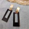 Серьги графические 7602