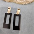 Серьги графические 7602
