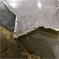Подвеска Звезда из розового кварца 7606