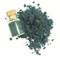 Сурьма для глаз каменная марокканская зеленая мерцающая Feiruzi, 2 мл 7622