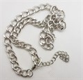 Колье Цепь цвет серебро 50 см 3972