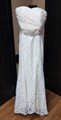 Платье из гипюра со шлейфом на 50-52 размер, цвет айкрю - фото 6625