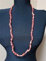 Бусы из природного натурального красного коралла, 82 см 3763