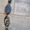 1050 Ожерелье из посеребренных цепей с редчайшим голубым кораллом, 100 см 1050 1050 Ожерелье из посеребренных цепей с редчайшим голубым кораллом, 100 см 1050
